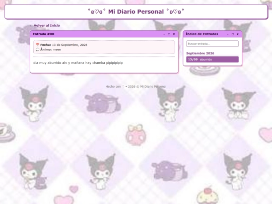 pages/diario screenshot