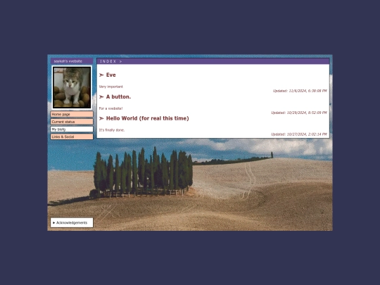 blog screenshot