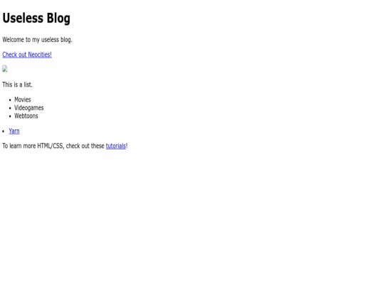 index screenshot