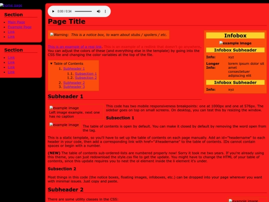 exmaple screenshot