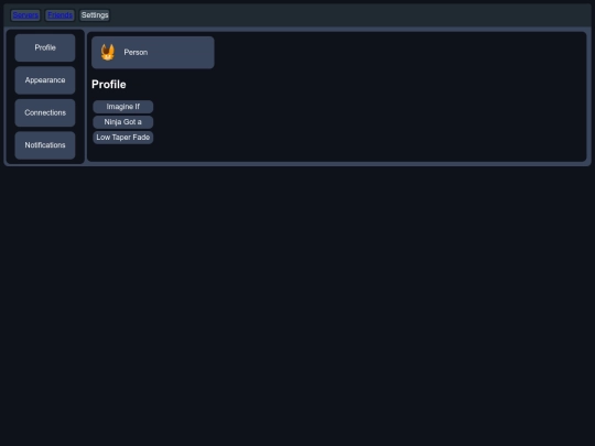 richcord-demo/settings screenshot