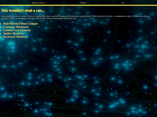 facts screenshot