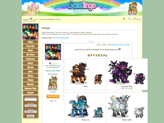 NEW GOAT BACKUP/forum/designs screenshot