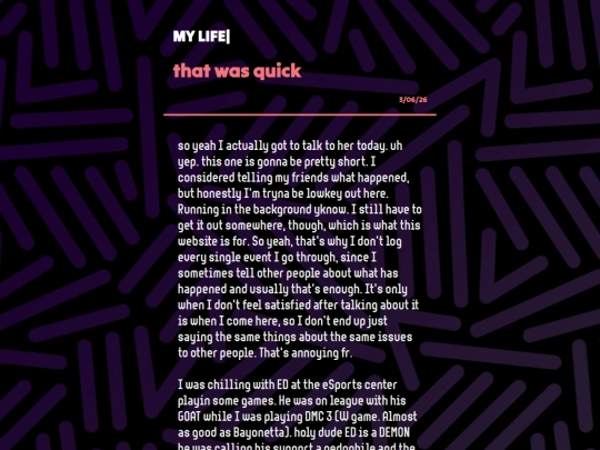 lifelogs/mylife025 screenshot