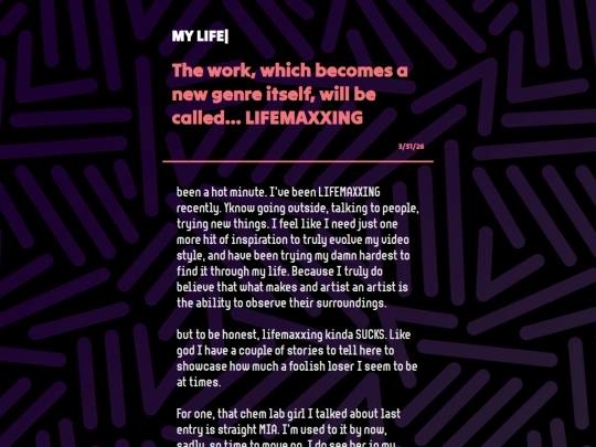 lifelogs/mylife026 screenshot