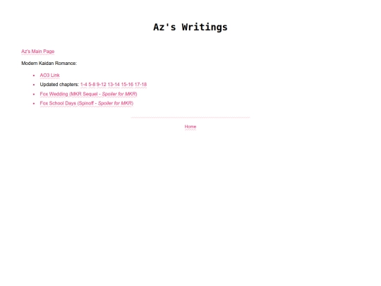 Az_Writings screenshot