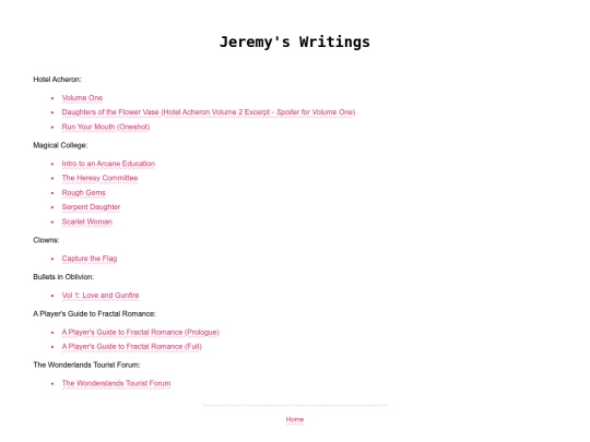 Jeremy_Writings screenshot