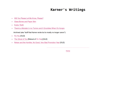 Karner_Writings screenshot
