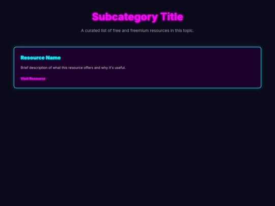 subcategorytemplate screenshot