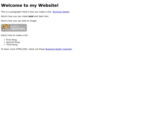 index screenshot
