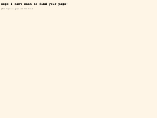 not_found screenshot