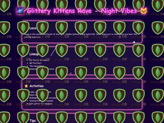 info screenshot