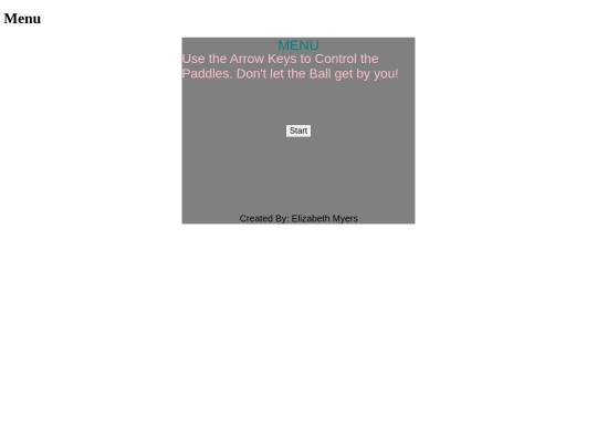 pongmenu screenshot