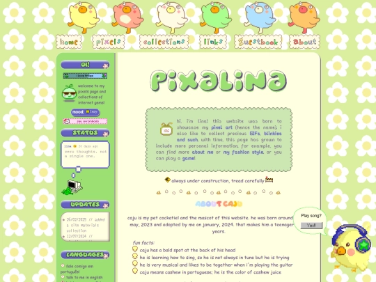oldhomepage screenshot