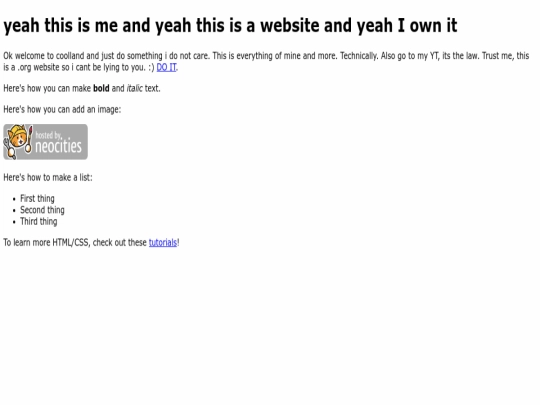 index screenshot