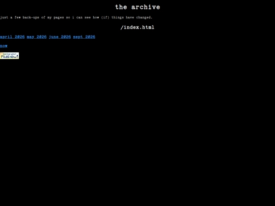 archive screenshot