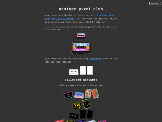 clubs/mixtape screenshot