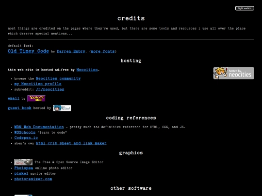 credits screenshot