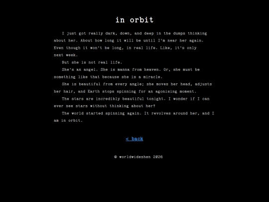 writing/in-orbit screenshot