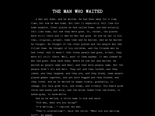 writing/the-man-who-waited screenshot