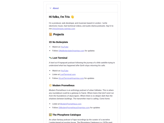 index screenshot