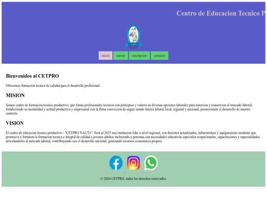 Index screenshot