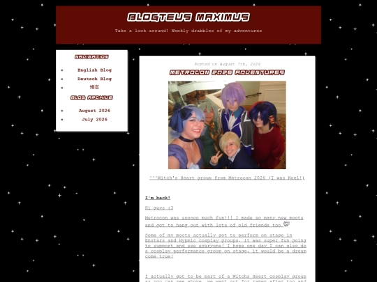 blog screenshot