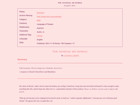 fanfic/flower/pcg screenshot