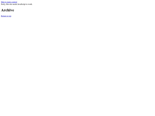 blog/archive screenshot