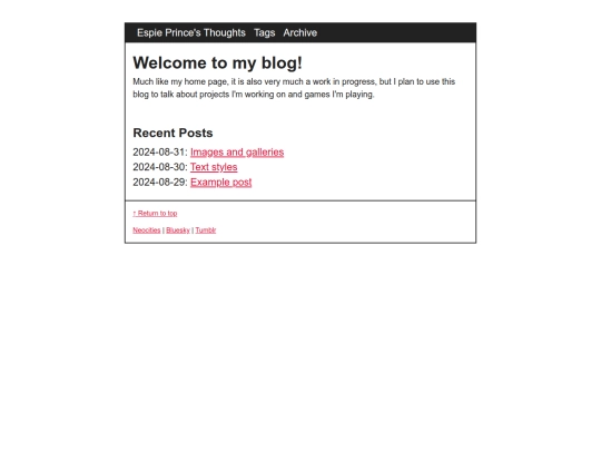 blog screenshot
