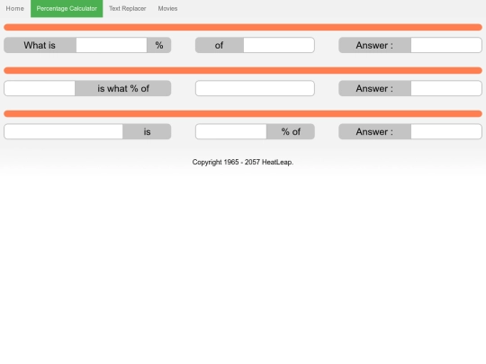 oldstyle/PercentageCalculator screenshot