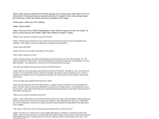 behindtheset/Bonus N Unsorted/AskVadeoBehindTheSet screenshot