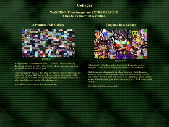 Collages screenshot