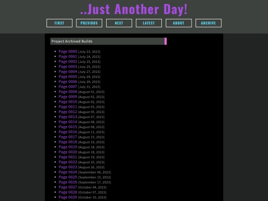 JustAnotherDay/archive screenshot