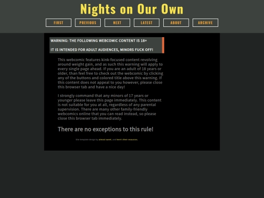 NightsOnOurOwn/disclaimer screenshot