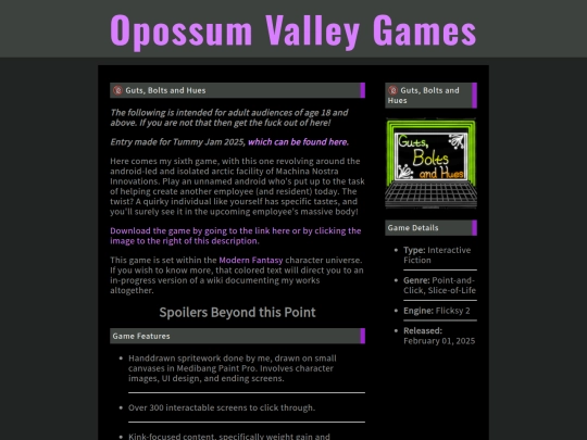 OpossumValleyGames/Games/GutsBoltsAndHues screenshot
