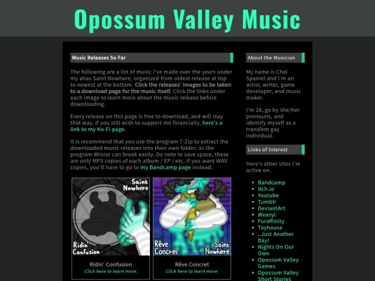 OpossumValleyMusic/main screenshot