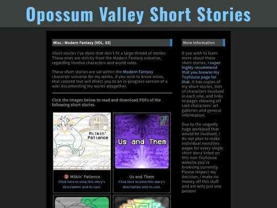 OpossumValleyShortStories/Stories/MiscModernFantasyVOL.03 screenshot