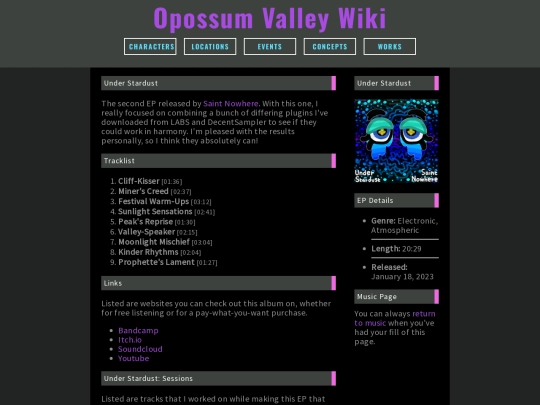Works/UnderStardust screenshot