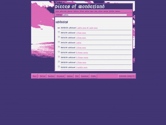 updates screenshot