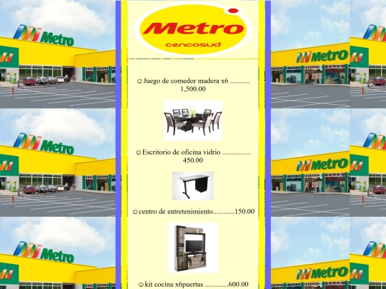 metro catalogos/muebles screenshot