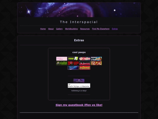 extras screenshot