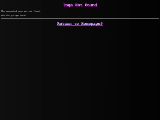 not_found screenshot