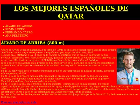 Atletismo Qatar/atletismo screenshot