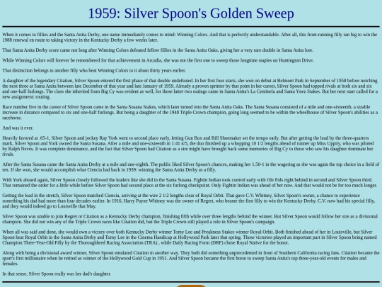 Achievements/1950s/1959SilverSpoonDouble screenshot