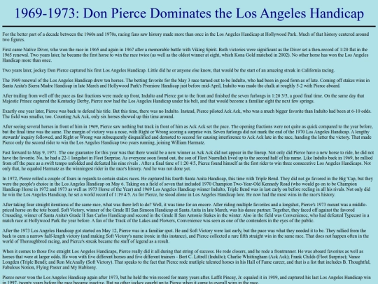 Achievements/1960s/DonPierceLosAngelesHandicap screenshot