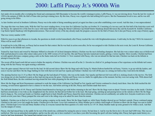 Achievements/2000s/2000LaffitPincay9000Win screenshot