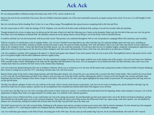 Horses/A/AckAck screenshot