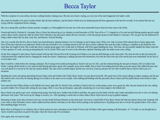 Horses/B/BeccaTaylor screenshot