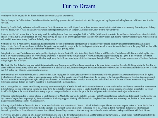Horses/F/FuntoDream screenshot